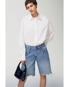 Мешковатые джинсовые шорты с низкой посадкой, синий H&m