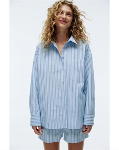 Хлопковая блузка, синий H&m