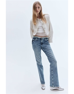 Расклешенные низкие джинсы, синий H&m