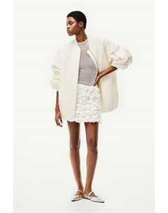 Мини-Юбка со стразами, белый H&m