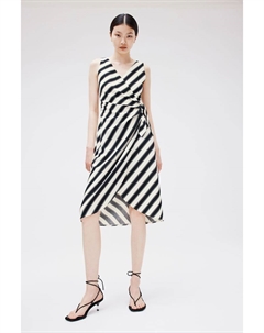 Платье и структурой, черный H&m