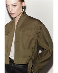 Куртка с шалевым воротником и другие истории, хаки H&m