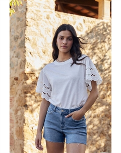 Джинсовые шорты с необработанными краями из очень мягкого денима, синий Next