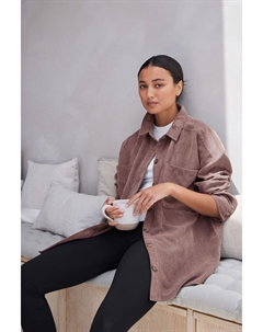 Легкая вельветовая куртка-рубашка, фиолетовый Next