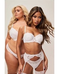 Сексуальный бюстгальтер-балкон из кружева Planet, белый Ann summers