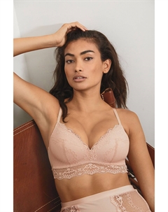 Кружевной бюстгальтер, розовый Next