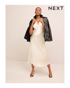 Атласное платье для беременных на бретелях, желтый Next