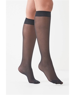 Упаковка из пяти пар носков до колена, черный Next