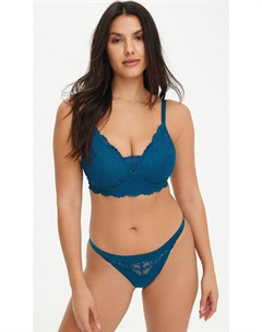 Бюстгальтер dd+ с легкой подкладкой без косточек из коллекции одежды для дома, бирюзовый Next