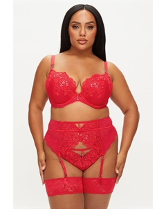 Уплотненный бюстгальтер The Icon с полной грудью dd+ и глубоким вырезом, красный Ann summers