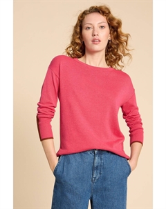 Оливковый свитер, розовый White stuff