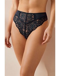 Высокие кружевные трусики с завышенной талией, синий Next