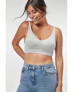 Удлиненный бюстгальтер Forever Comfort без косточек, серый Next