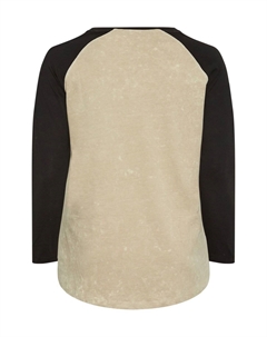 Футболки с длинными рукавами реглан 2 шт, бежевый Yours