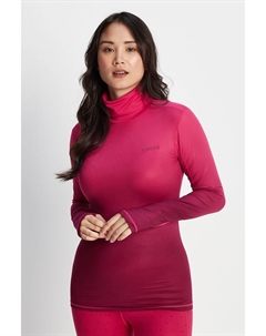 Термофутболка Snowdon с застежкой на шее, розовый Tog 24