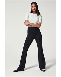 Расклешенные брюки с высокой талией среднего контроля — идеальные брюки, черный Spanx