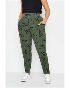 Брюки-Шаровары с двойной складкой, зеленый Yours