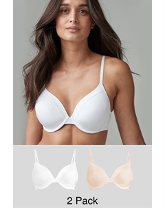 Бюстгальтеры-Футболки с легкими подкладками и полными чашками 2 шт, белый Next