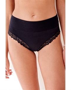 Трусики невероятного комфорта с отделкой из матового кружева, черный Next
