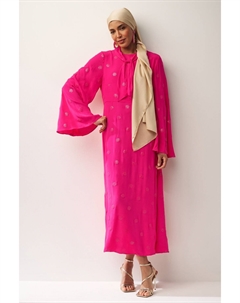 Украшенное платье макси с длинными рукавами, розовый Next