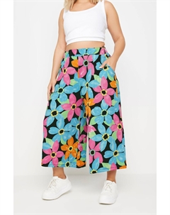 Кюлоты мидакси с цветочным принтом, синий Yours