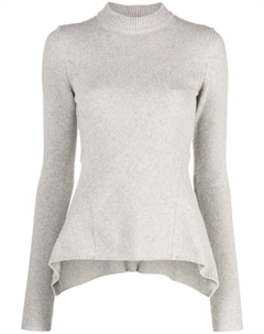 Джемпер с круглым вырезом, серый Rick owens