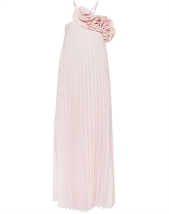 Плиссированное платье макси, розовый Parosh
