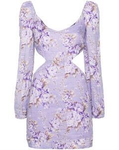 Льняное платье мини Jara, фиолетовый Mc2 saint barth