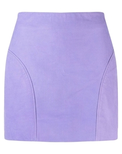 Кожаная юбка мини, фиолетовый Remain