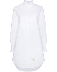 Платье-рубашка мини с полосками RWB, белый Thom browne