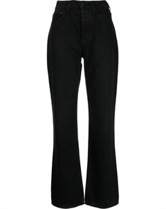 Джинсы bootcut с завышенной талией, черный Rag & bone