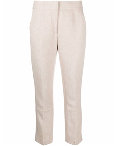 Брюки с пуговицами, нейтральный цвет Tory burch