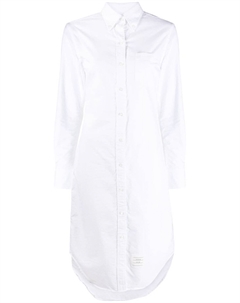 Платье-рубашка длины миди, белый Thom browne
