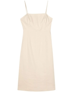 Платье миди А-силуэта без рукавов, нейтральный цвет Theory