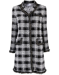 Твидовое платье миди Chesterfield, черный Thom browne