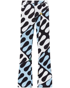 Брюки с принтом Leocorno, синий Pucci