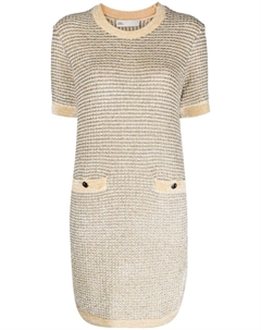 Платье миди в полоску, желтый Tory burch