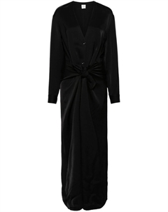 TOTEME платье с V-образным вырезом, черный Toteme