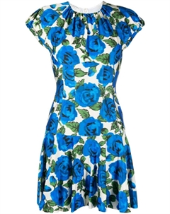 Платье с цветочным принтом, синий Philosophy di lorenzo serafini