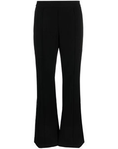 Расклешенные брюки в полоску, черный Tory burch