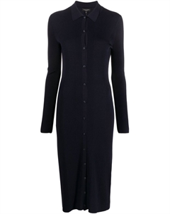 Платье-рубашка с узором в елочку, синий Rag & bone