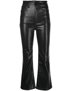 Укороченные расклешенные джинсы, черный Rag & bone