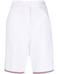 Шорты-бермуды с полосками RWB, белый Thom browne