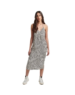 Платье Vintage Midi Halter Slip, серый Superdry