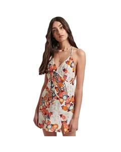 Платье Vintage Mini Slip Halter, белый Superdry