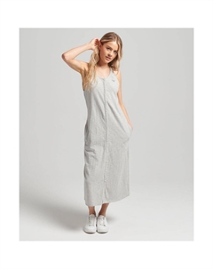 Платье Vintage Jersey Button, серый Superdry