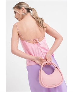 Топ-Клетка с бретелями и овальным вырезом, розовый Hugo