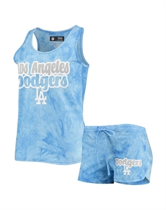 Женский комплект из майки и шорт Concepts Sport Royal Los Angeles Dodgers Billboard Racerback Unbranded