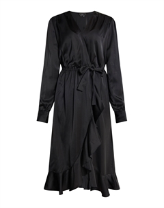 Платье Midi Langarm, черный Faina