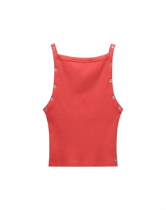 Майка Top, красный Pull & bear